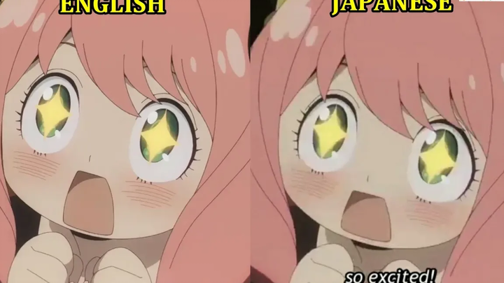 Anya English Dub vs Anya Japanese Dub Different / Spy x Family