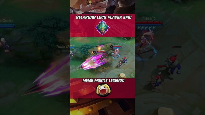 kumpulan momen lucu Para Anomali rank epic #mobilelegends #mlbb #absurdhumor