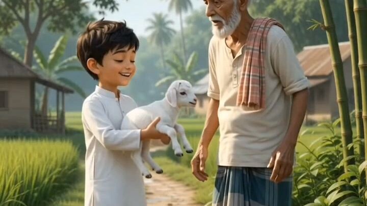 Little kindness boy❤️#shorts#ghibli#anime