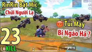 Quá Tức Giận : RinRin Bật Mic Chửi Đồng Đội Vô Cùng &quot;Thậm Tệ&quot;... Xem Sẽ Hiểu | PUBG Mobile