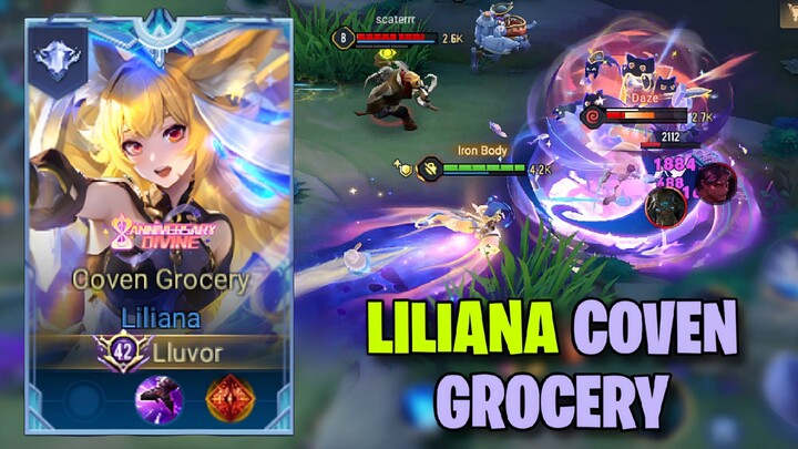 EFEKNYA TEBEL BANGET GILAKK + KUCINGNYA LUCU ! review skin liliana coven grocery