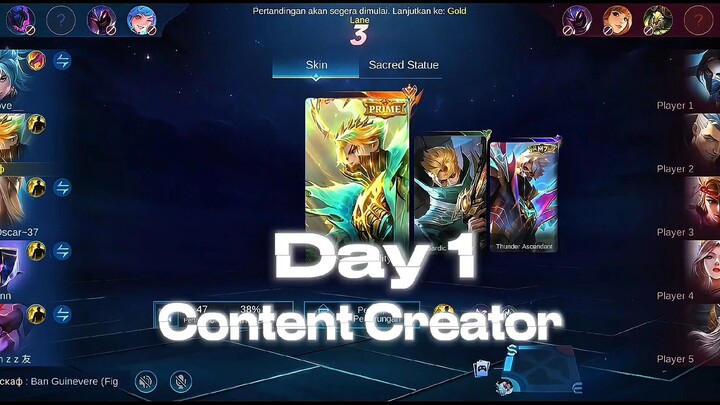 Day 1 Content Creator