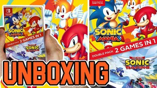 Sonic Mania + Team Sonic Racing Double Pack (Nintendo Switch) Unboxing