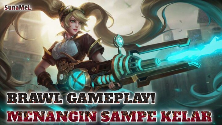 BRAWL GAMEPLAY MENGGUNAKAN LAYLA - KITA TEROBOS SAMPE UJUNG MAP!