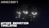 Minecraft Blender Animation (Wither Away) Timelapse