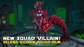 NEW UPCOMING VILLAIN SQUAD! SELENA NEW VILLAIN SQUAD SKIN! | MOBILE LEGENDS NEW SKIN SERIES