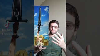 Judging anime swords 12 #magic #fate #highschooldxd #naruto #anime #sword #nerd #history #katana