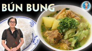Nhiều bạn trẻ sẽ bất ngờ với cách nấu nấu món BÚN BUNG cổ truyền của người Hà Nội