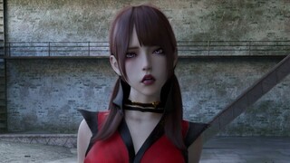 The arrested female killer