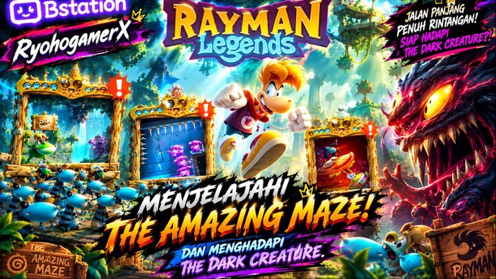 THE DARK CREATURES RISE! 😱🔥 Kegelapan Mulai Bangkit di Rayman Legends!