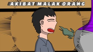 akibat malak orang (animasilucu)