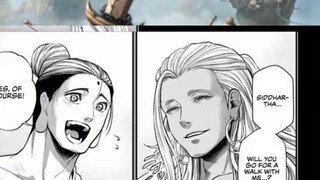 Shakyamuni was born a king, but he gave up his right to inherit the throne and chose to become a mon