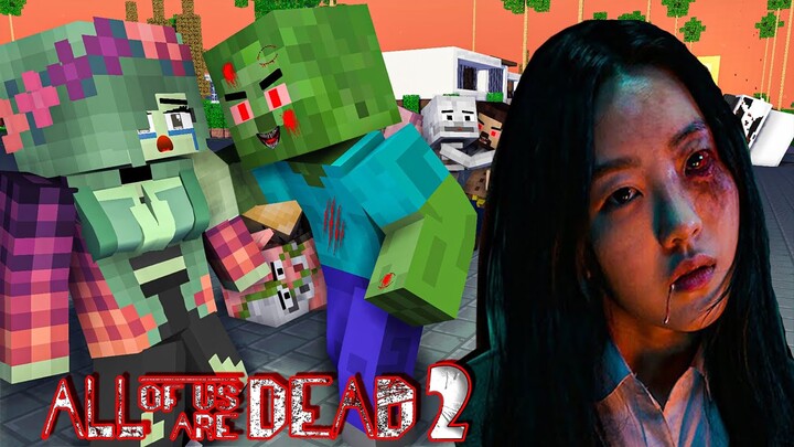 All Of Us Are Dead Part2, Goodbye Monster School - Minecraft Animation