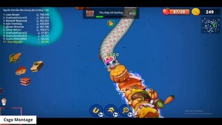 Rắn săn mồi, The best wormszone.io Legendary Snake Best gameplay #369 5