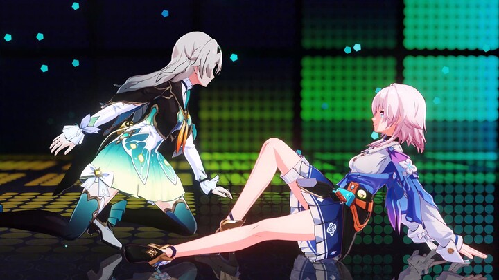 [MMD Honkai Impact Star Dome Railway] 😠 เทนเซย์ VS ปาร์ตี้อันตรายของอาโอเมะ!!