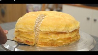 Bánh Crepe Ngàn Lớp Kem Trứng - siêu thơm