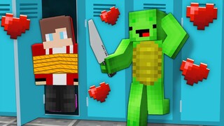 Dangerous love of JJ and Mikey in Challenge minecraft - Maizen Mazien