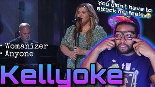 Kelly Clarkson slays ‘Womanizer’ and STUNS with ‘Anyone’ | Kellyoke REACTION