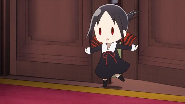 "Kaguya is so cute when she becomes smaller!"