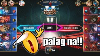 ToxiCancers VS Finesse Legion | may palag nga kaya si Alucard? MESA Tournament S3