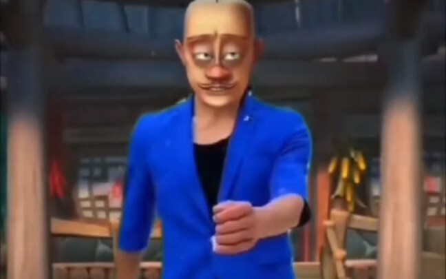 หลังอายุยี่สิบ จางโถวเฉียงหัวโล้นก็สวมชุดนางฟ้าสีน้ำเงิน