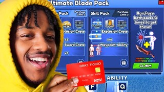 I Spent Robux On The NEW Roblox Blade Ball UPDATE