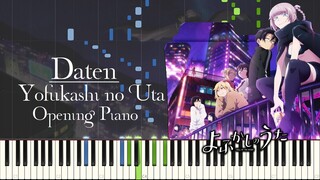 Call of the Night Opening Piano "Daten" by Creepy Nuts