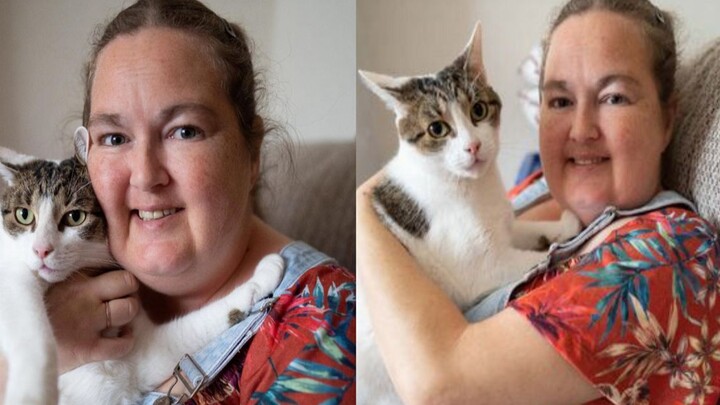 A woman suffered a sudden heart attack while fast asleep, and her pet cat saved her life by vigorous