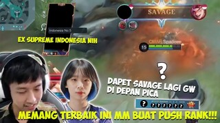 UDH GW BLG NI MM MEMANG TERBAIK DAH KALAU BUAT PUSH RANK SELAIN KARIRE, AMPE DAPET SAVAGE LG GW