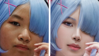 【Cosplay Post-Production】Full Process of Face Retouching