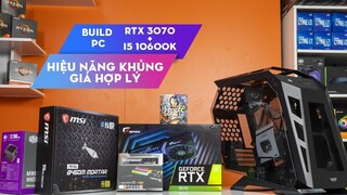 BUILD PC I5 10600K + RTX 3070 - Hiệu Năng Khủng / Giá Thành | Test Tomb Raider, PUBG,Fortnite,CSGO