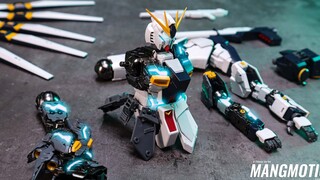 节奏拼装！MG牛高达 点厂合金骨架组装过程 Back in Black