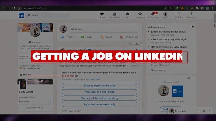 How To Find A Job On Linkedin _ Linkedin Job Search Tutorial (2024)