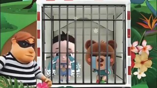 The baby was taken away by the bad guys