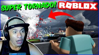 NAKA SURVIVE AKO SA SUPER TORNADO ROBLOX!