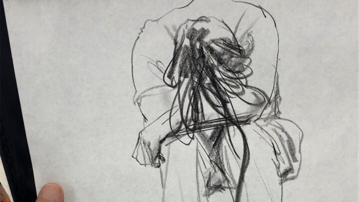 Ding Yanan’s Sketch of Himself