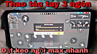 [Free Fire] Show Thao Tác Tay Mobile Vừa Ngồi Vừa Đặt Keo Cực Nhanh