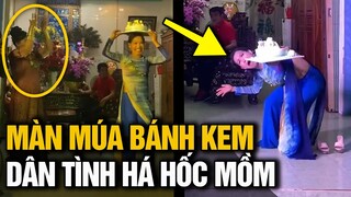 MÀN MÚA BÁNH MỪNG SINH NHẬT CÔ MINH HIẾU KHIẾN DÂN TÌNH CƯỜI KHÔNG NGẬM ĐƯỢC MỒM VÌ QUÁ ĐIÊU LUYỆN