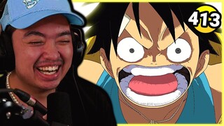 Luffy Uses Conqueror's Haki For The First Time (One Piece)