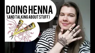 DOING HENNA (and talking about stuff) (mainly school & BTS (big surprise I know))
