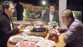曾志伟和廖启智吃火锅，配上白兰地，吃美了！