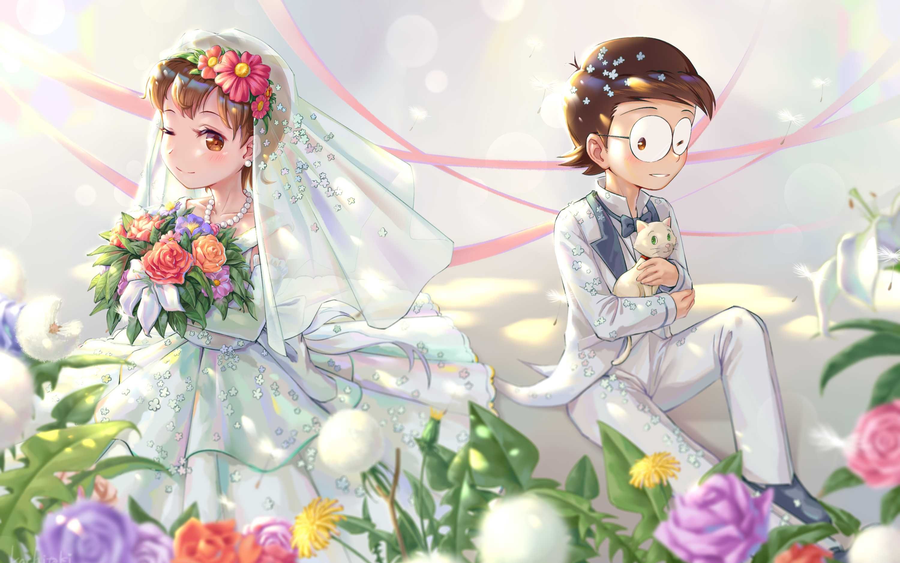 nobita-and-shizuka-wedding