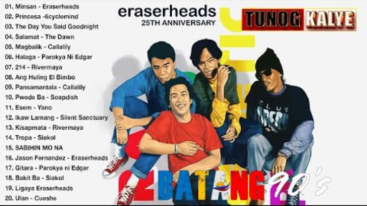 Tunog Kalye Batang 90's: Balikan ang Golden Age ng Musika|Pinoy Classic Hugot of 80's90'|Eraserheads