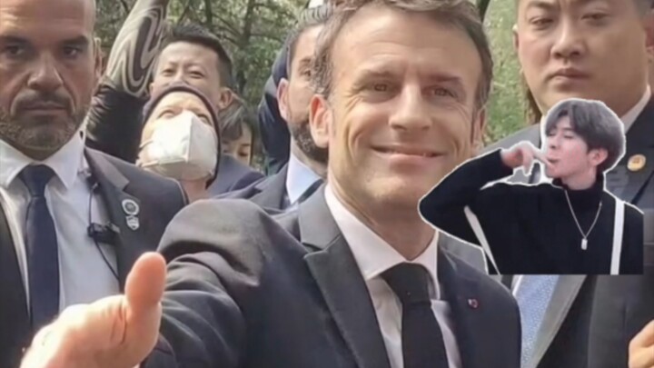 French President Macron Visits Sun Yat-sen University—Students Go All Out to Shake His Hand | Source