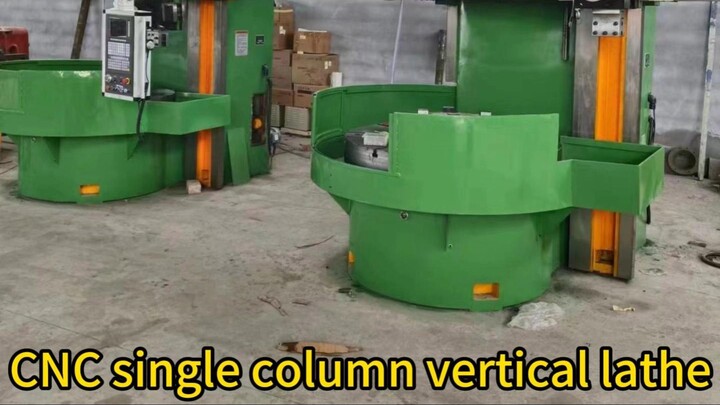 Affordable CNC single column vertical lathe #verticallathe #cnclathe #lathe