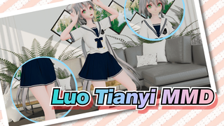[Luo Tianyi MMD] [Cloth Simulation] It's Cute & Lively Luo Tianyi~