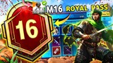 😍 FINALLY MONTH 16 ROYAL PASS IS HERE / M16 RP COMING IN BGMI ? / M16 1 TO 50 RP / BGMI UPDATE !