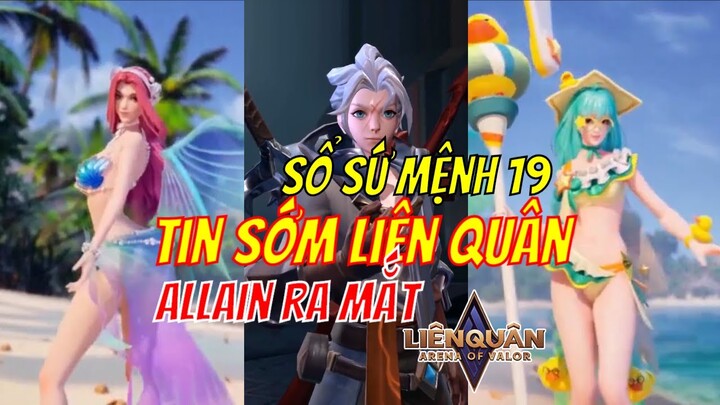 Tin Sớm Liên Quân: Mở Bán Allain 13888 Vàng - Sổ Sứ Mệnh Mùa 19 - Annette và Lauriel Tiệc Bãi Biển