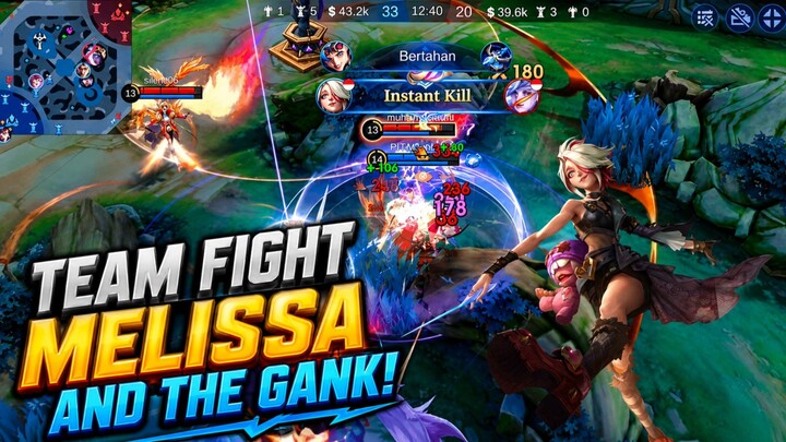 Kekompakan Melissa dan Kawan kawan | MLBB MOBILE LEGEND