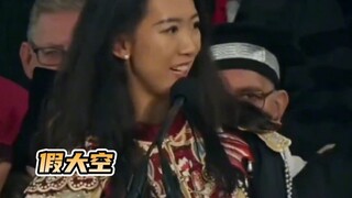 We just saw off Miss Dong, and now Miss Jiang from Harvard has arrived.